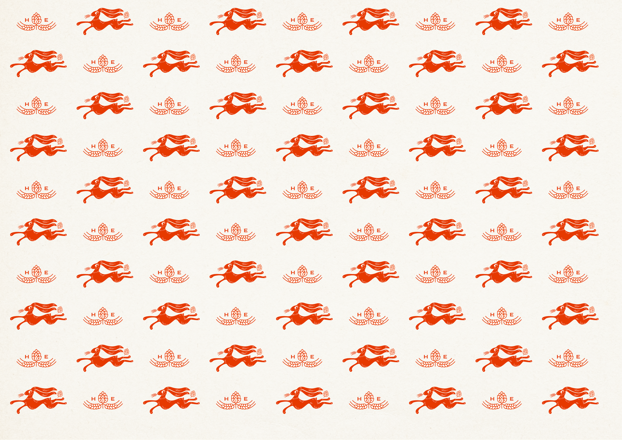 Hops & Ears Packaging Pattern
