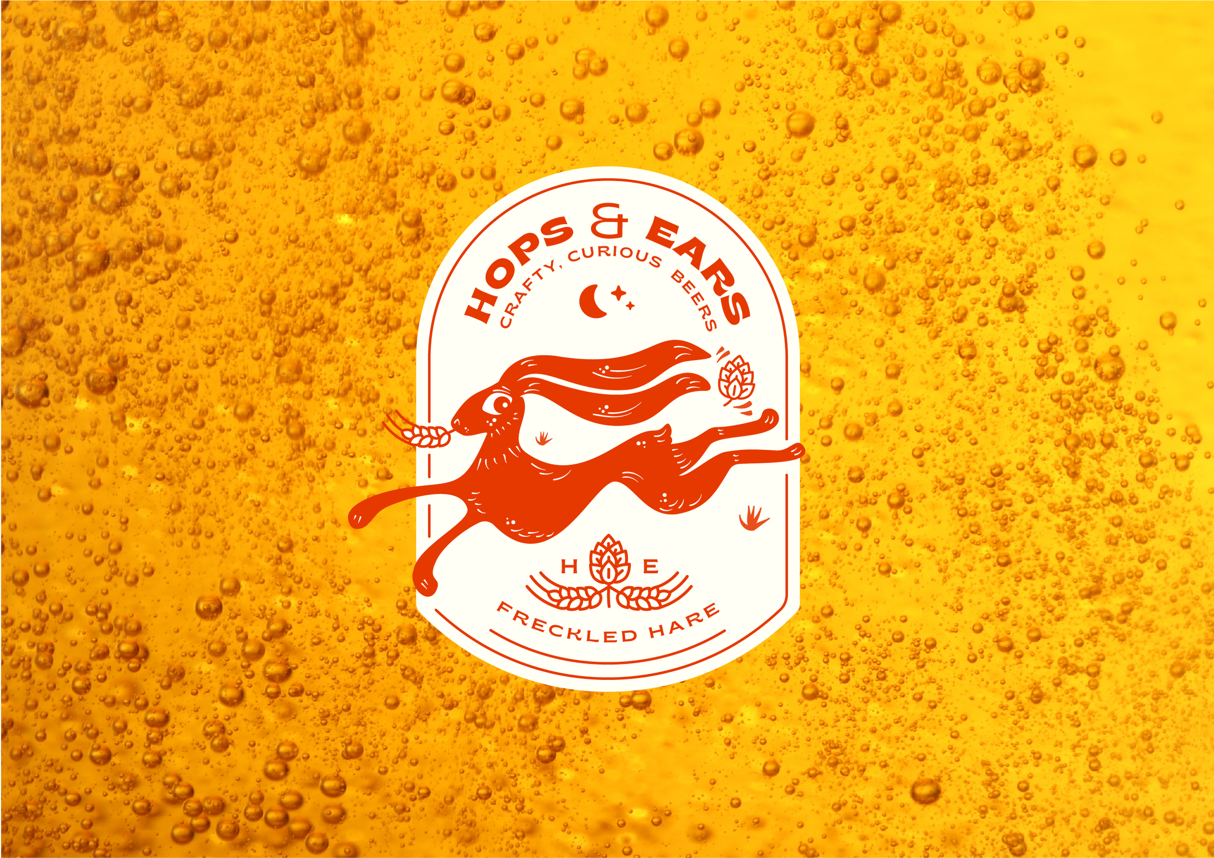Hops & Ears Label Concept
