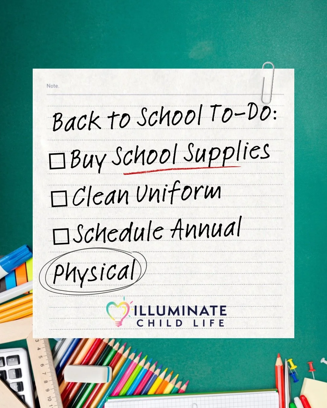 Ready or not, the stores have spoken and school supply shopping is going strong! While your child is picking out their favorite backpack and packing it with care, as parents this is also the time to pack your child&rsquo;s coping toolbox in preparati