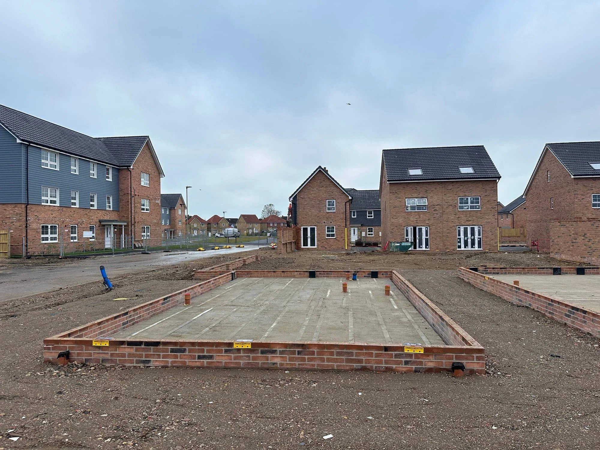 Barratt Homes, Pebble Walk - Plot oversite-suspended flooring
