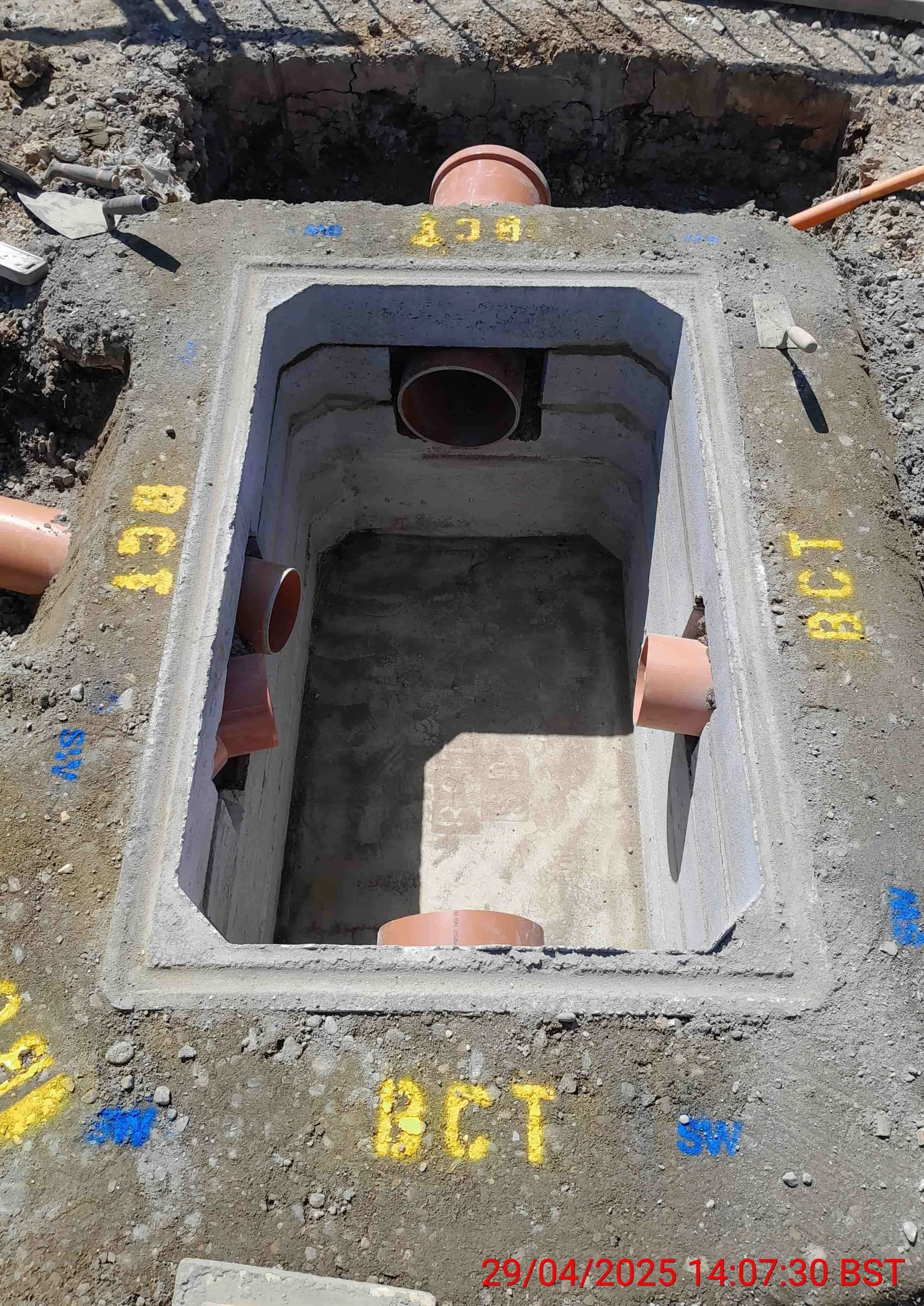 Elivia Homes, Shripney - Storm Water Drain Manhole