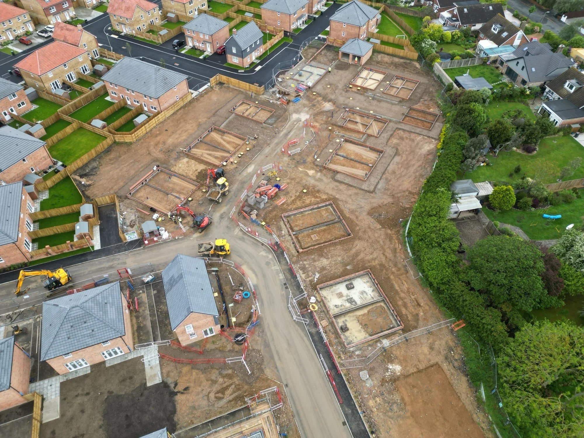 Barratt Homes, Pebble Walk - Drone oversites