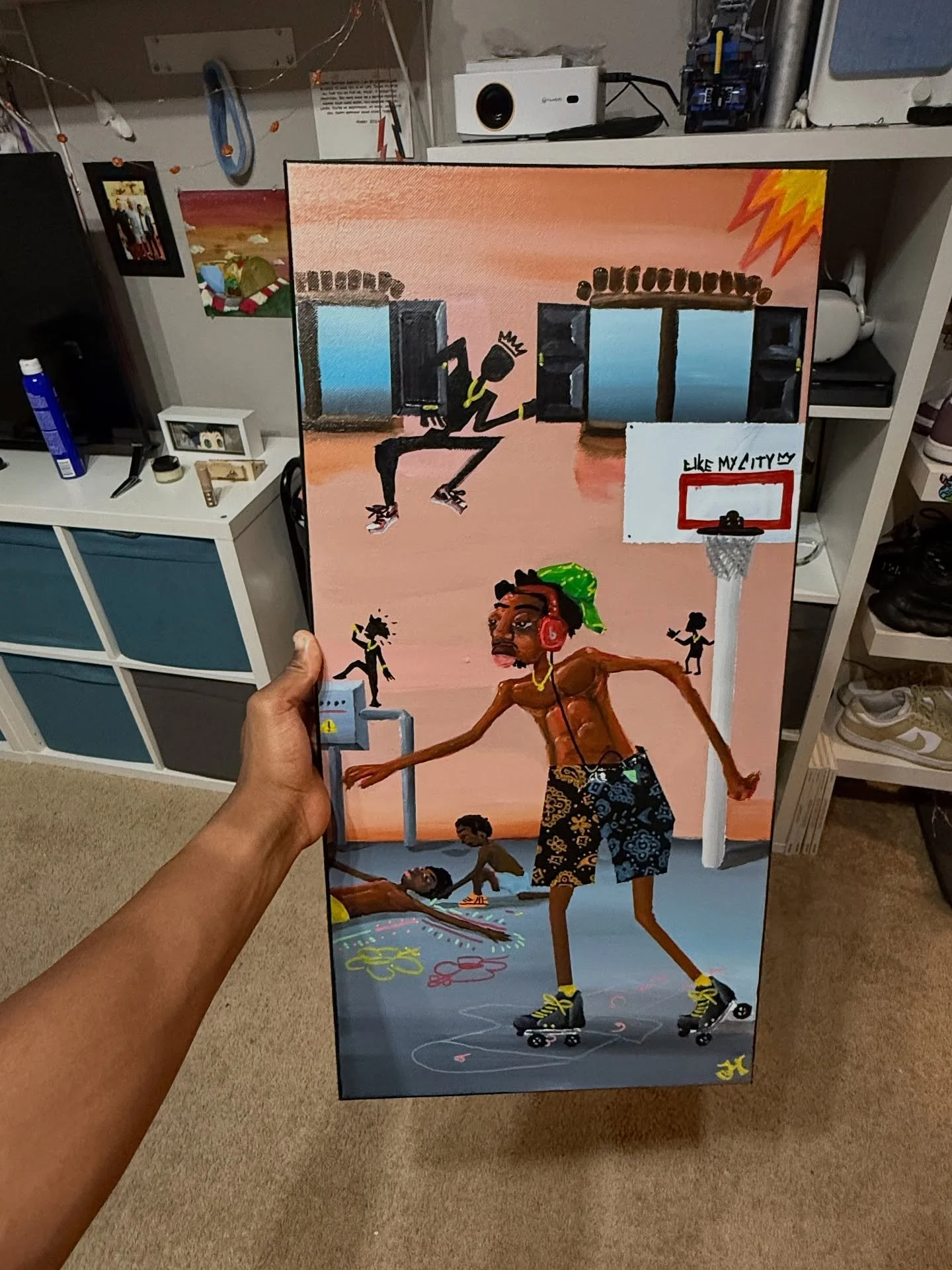 &ldquo;Independent Films&rdquo; 12x20 #acrylic