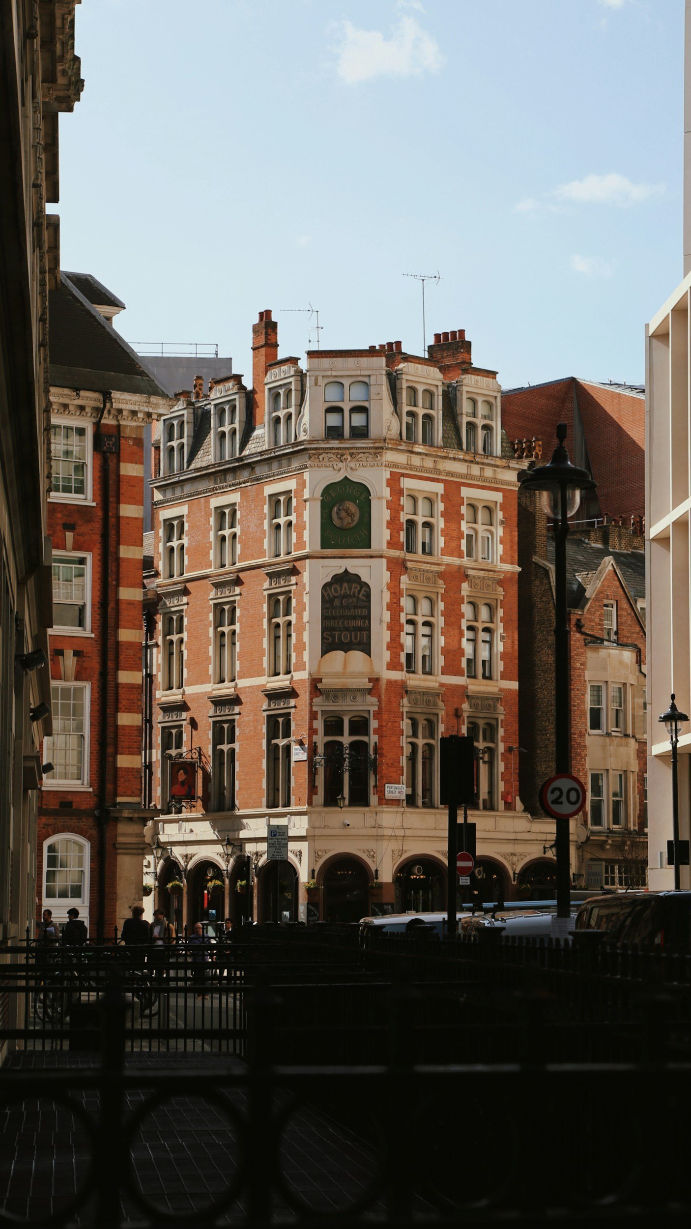 A smart London red brick building
