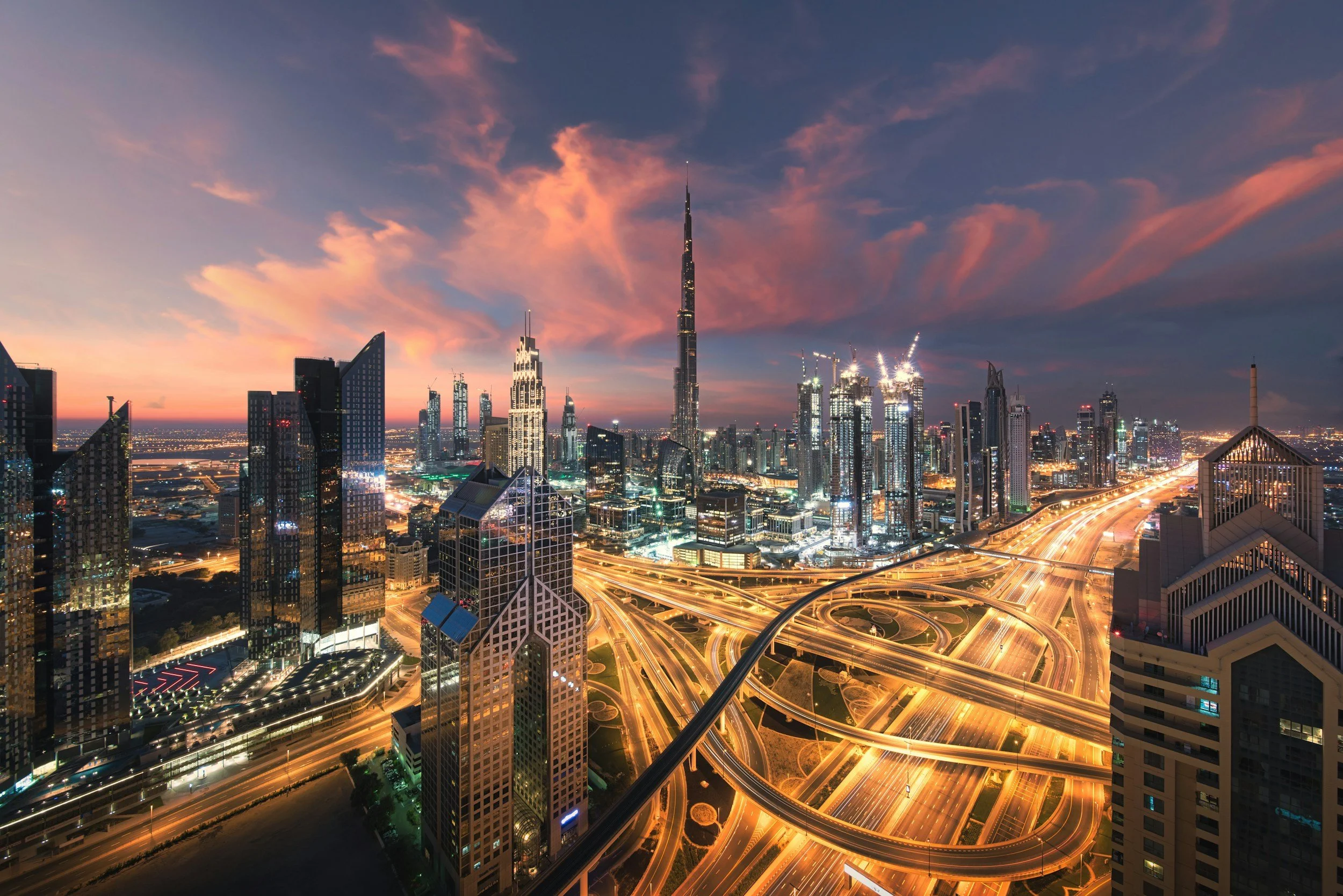 Dubai at night