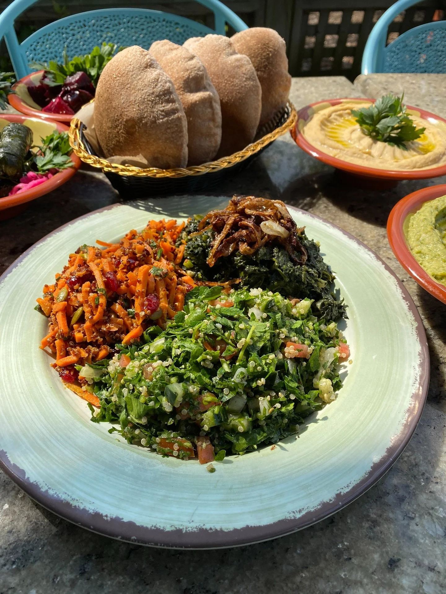 Where freshness meets tradition! bright herbs, creamy dips, and slow-cooked flavors! What&rsquo;s you&rsquo;re go to for a nourishing meal?!

#mediterraneaneats #fresh and flavorful #GoodEatsOnly #foodgoals #eatclean #triangleareanc #lebanesefood #fo