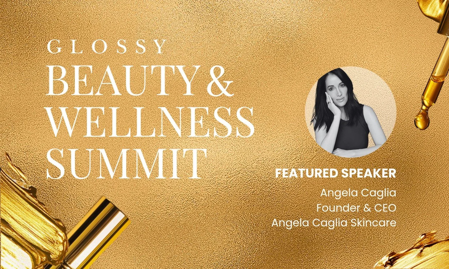 Excited to share that @angelacagliaskincare Founder &amp; CEO Angela Caglia will be a featured speaker at the @glossyco Beauty &amp; Wellness Summit this November.⁠
⁠
Angela will join industry leaders to discuss the science and innovation driving reg