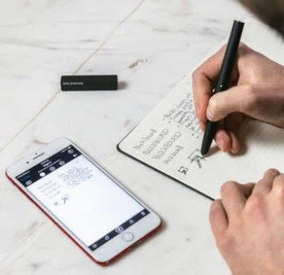 Take your handwritten notes beyond paper with the @moleskine Smart Writing Set: the most powerful Moleskine ever. The signature Moleskine shaped notebook paired with the redesigned Smart Pen and Notes App create an instant digital copy of every page,