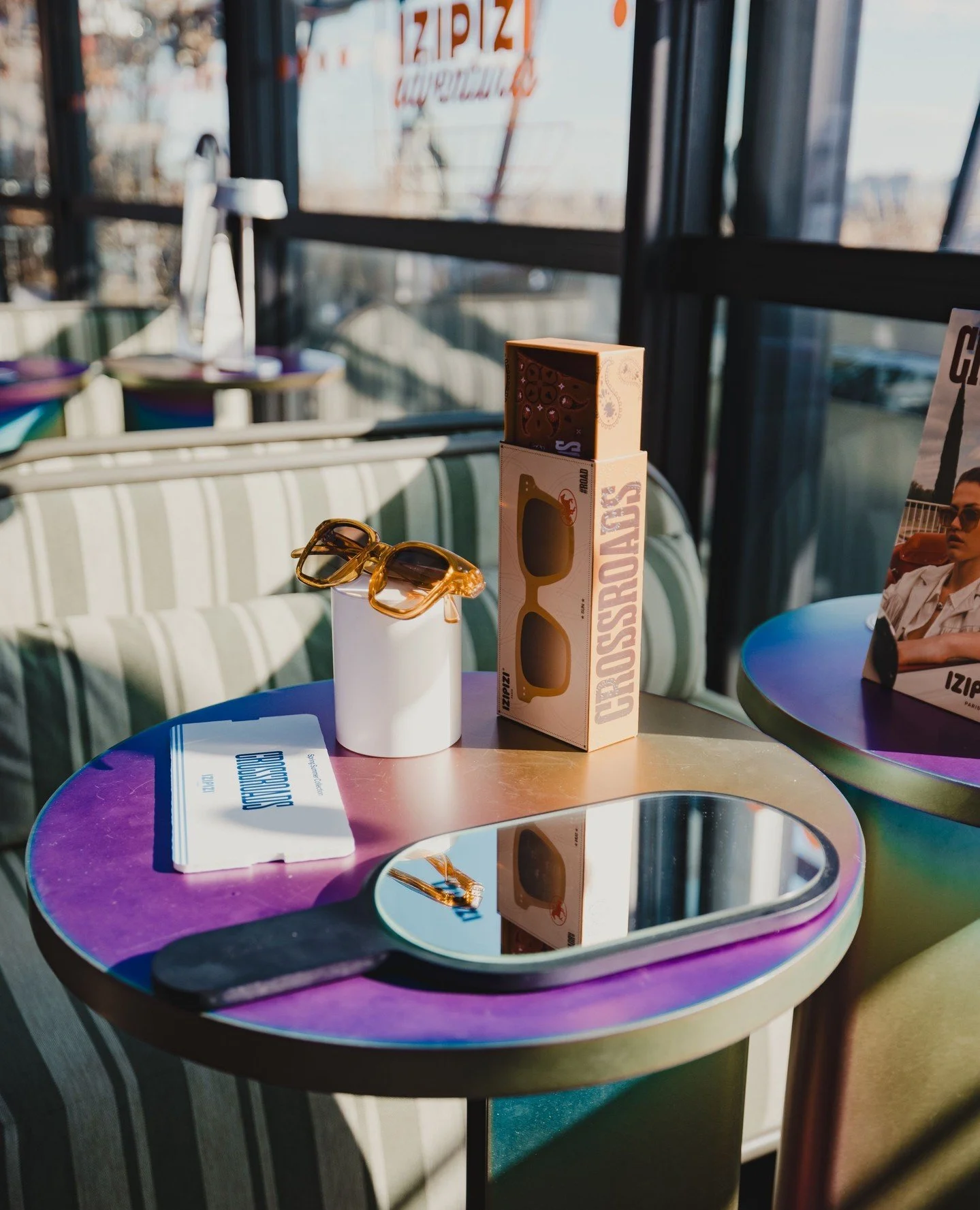 @izipizi recently hosted a press preview at @whotels brand new rooftop in Union Square, celebrating the launches of Crossroads, Cruise, the expansion of its Permanent Collection, and the Bonpoint collaboration!⁠
⁠
Images by @andrewshelley_