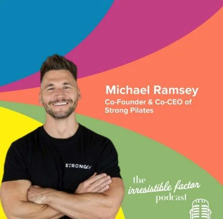 Michael Ramsey, Co-Founder and Co-CEO of @strong, joined @theirresistiblefactor podcast to share what it really takes to stand out in a saturated category.⁠
⁠
In the conversation, he breaks down why true differentiation has to be built into the busin