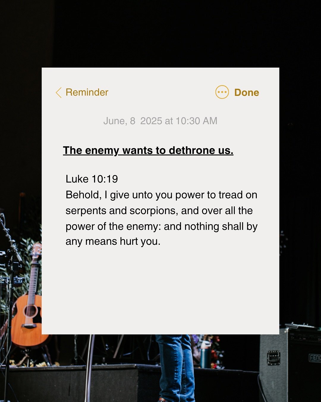 A SPIRIT-FILLED message from our founding pastor Larry McDaniel this past Sunday! Here are some reminders for you if you missed it!