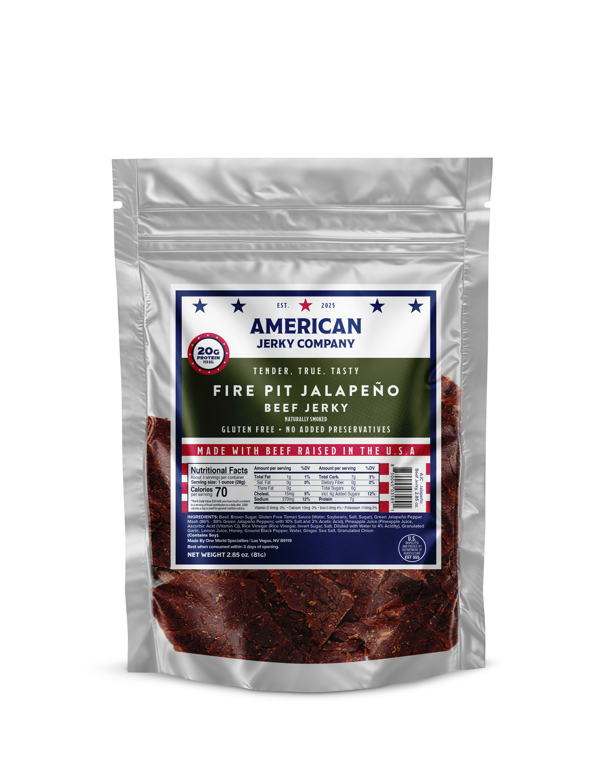Fire Pit Jalapeño Beef Jerky