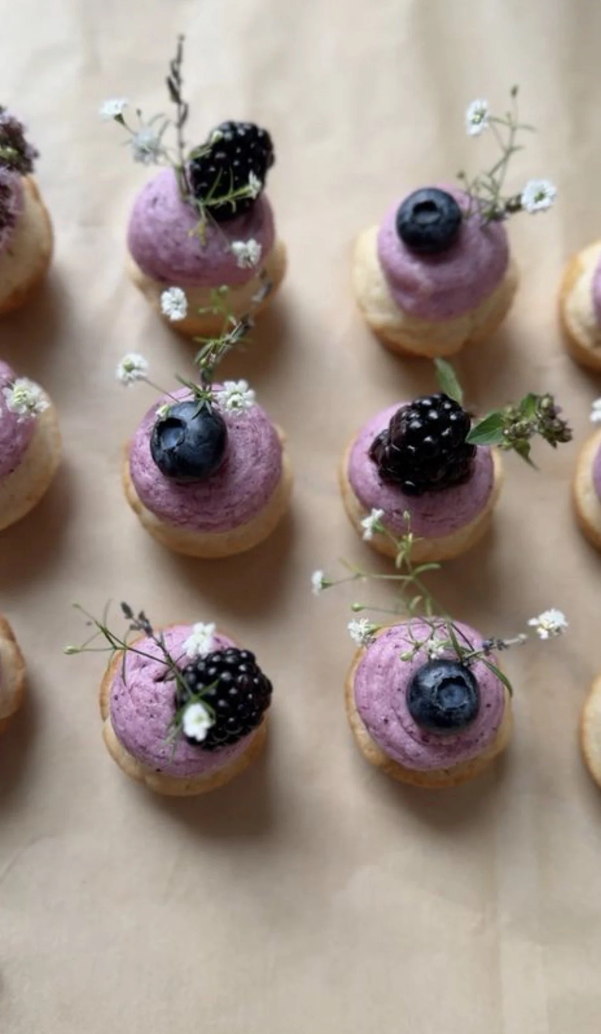 Lavender Blueberry Tea Cakes