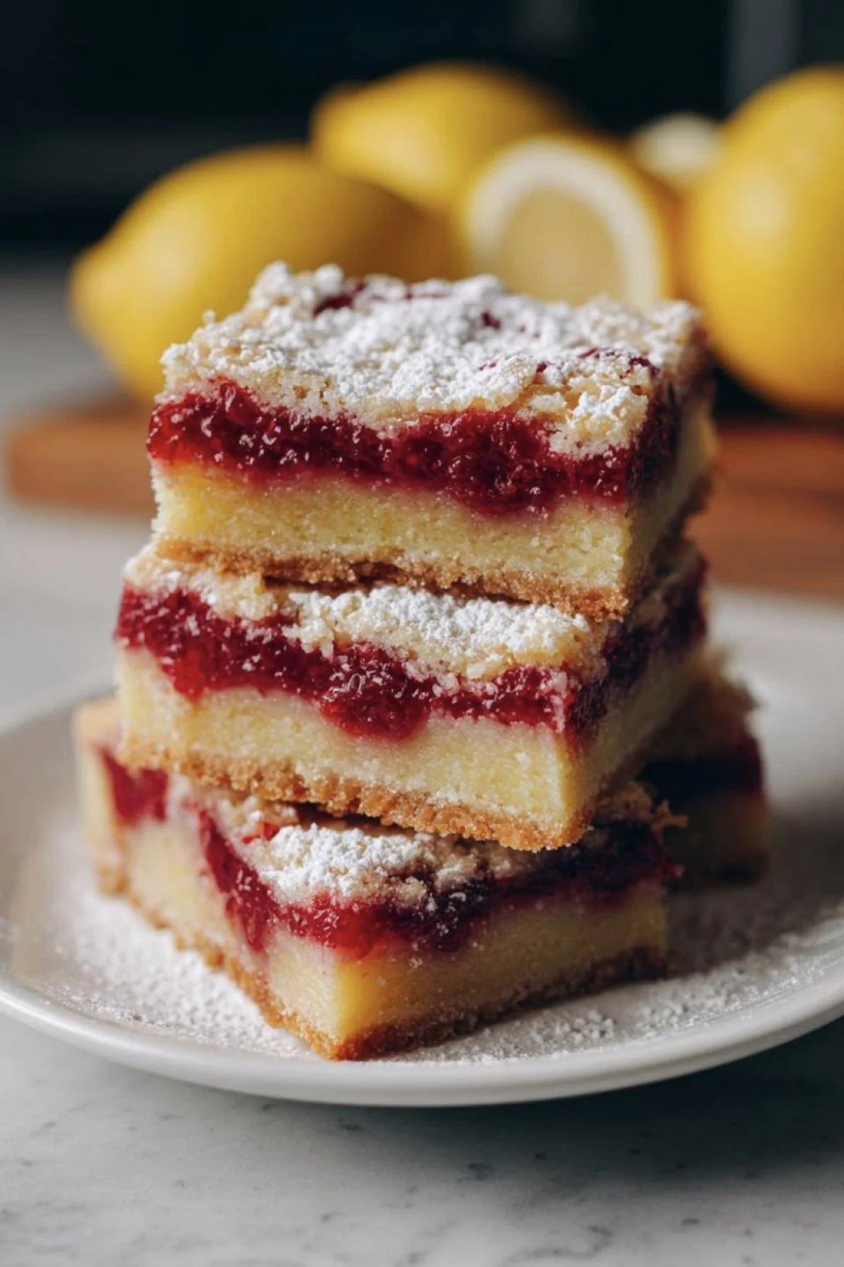 Lemon Raspberry Bars