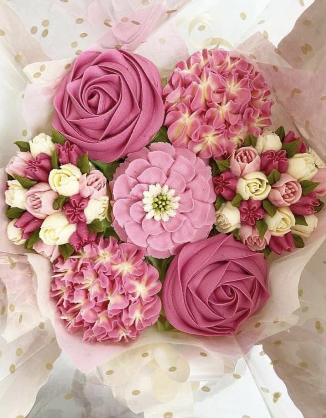 Flower Cupcake Bouquet