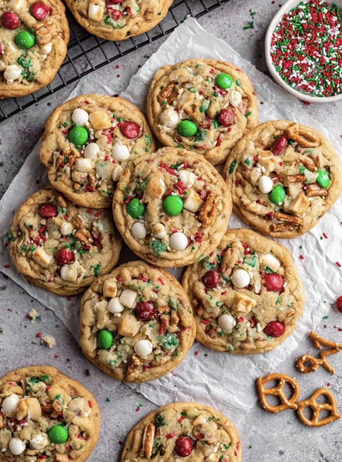 Christmas Kitchen Sink cookies