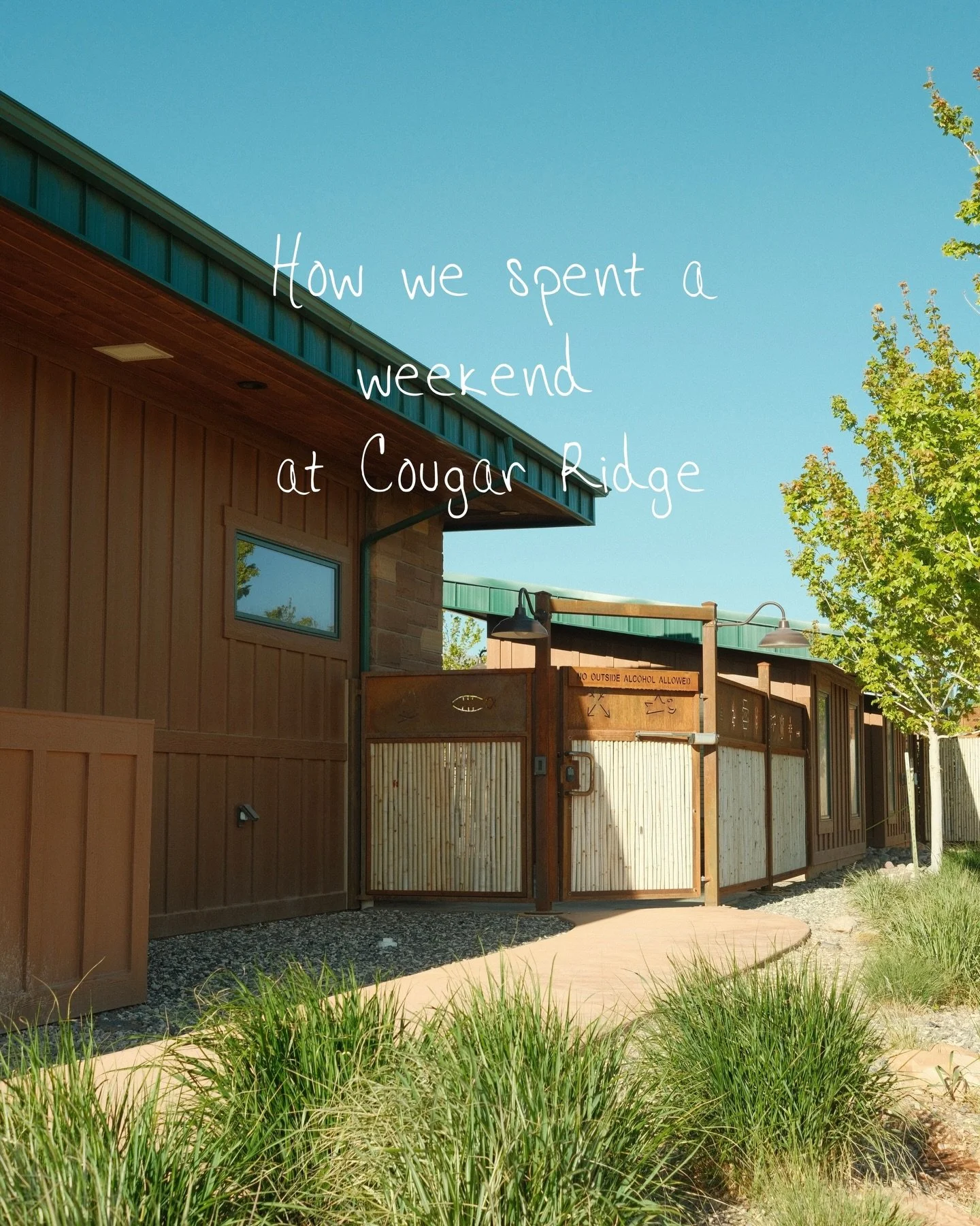 How we spent a weekend at @cougarridgeut !! 

A weekend reconnecting through traveling, exploring, slowing down, and so much more - it left us feeling refreshed! Cougar Ridge is such a magical place with so much to offer and in such a beautiful place