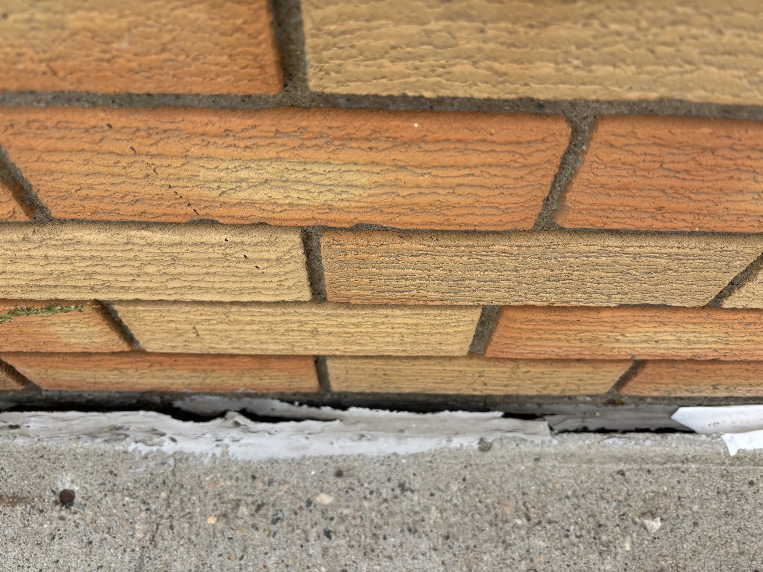 Foundation separation and settlement