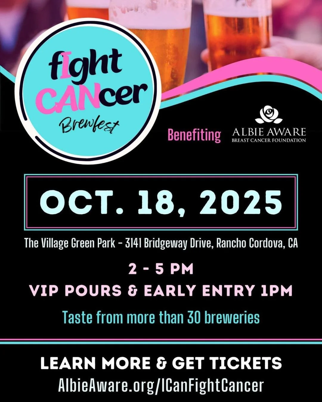 ROLL CALL! 📣 Who is going to the @icanfightcancerbrewfest next Saturday at The Village Green? 

Several of our Barrel District members will be pouring at the event, and it's the perfect opportunity to stop by one of their taprooms before or after th