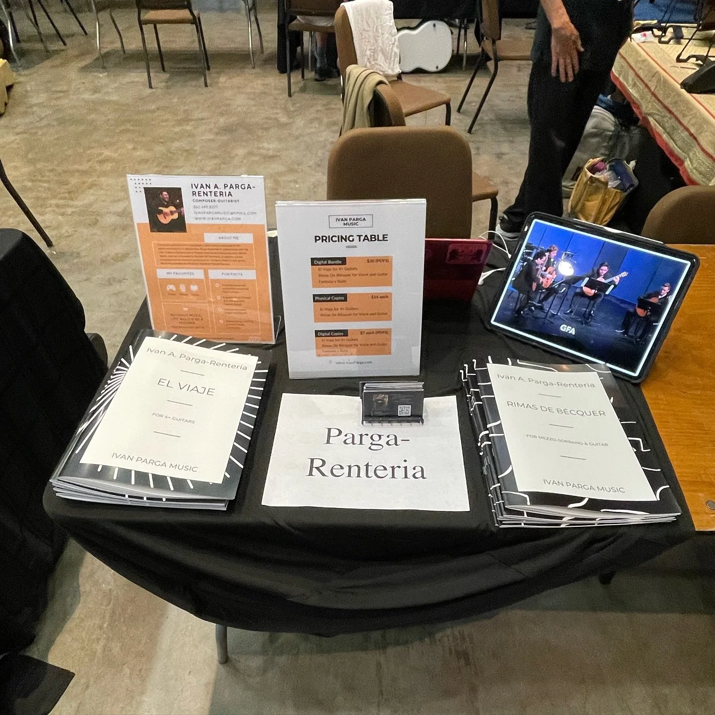 Excited to be tabling at the 2024 GFA Convention and competitions / Vendor Expo. Been looking forward to being here.

I will be here all week selling my guitar scores! 🙌🏻

#gfa #guitarfoundationofamerica #composer #newmusic #csufnewmusic #music