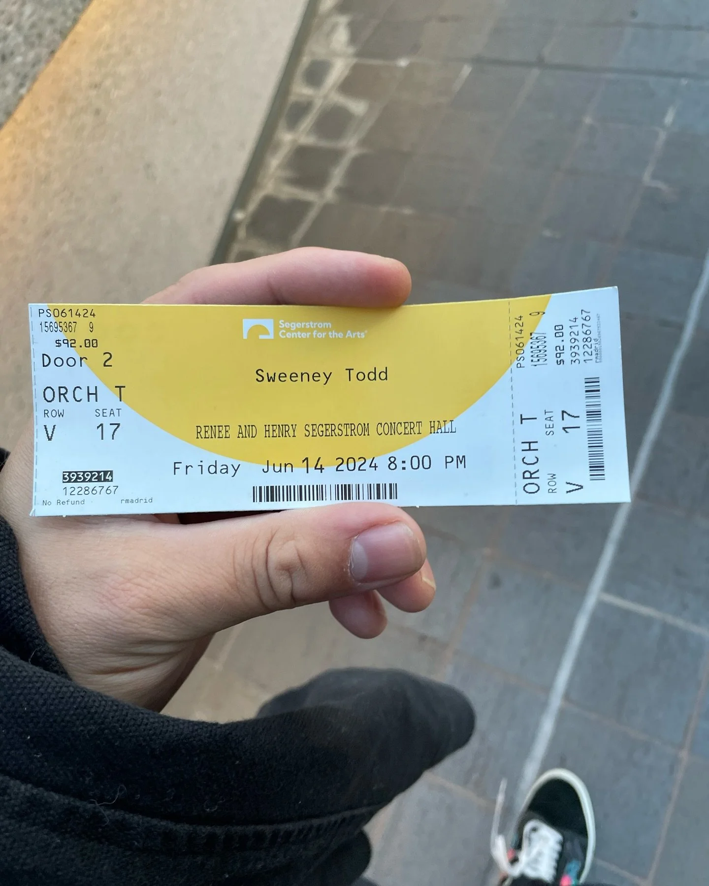 To watch Sweeney Todd live has been one of the greatest experiences I&rsquo;ve ever had. A dream waiting to happen since my time in high school, I am glad to have been able to watch it. 

Felt nothing but the grain in this rendition of the work with 