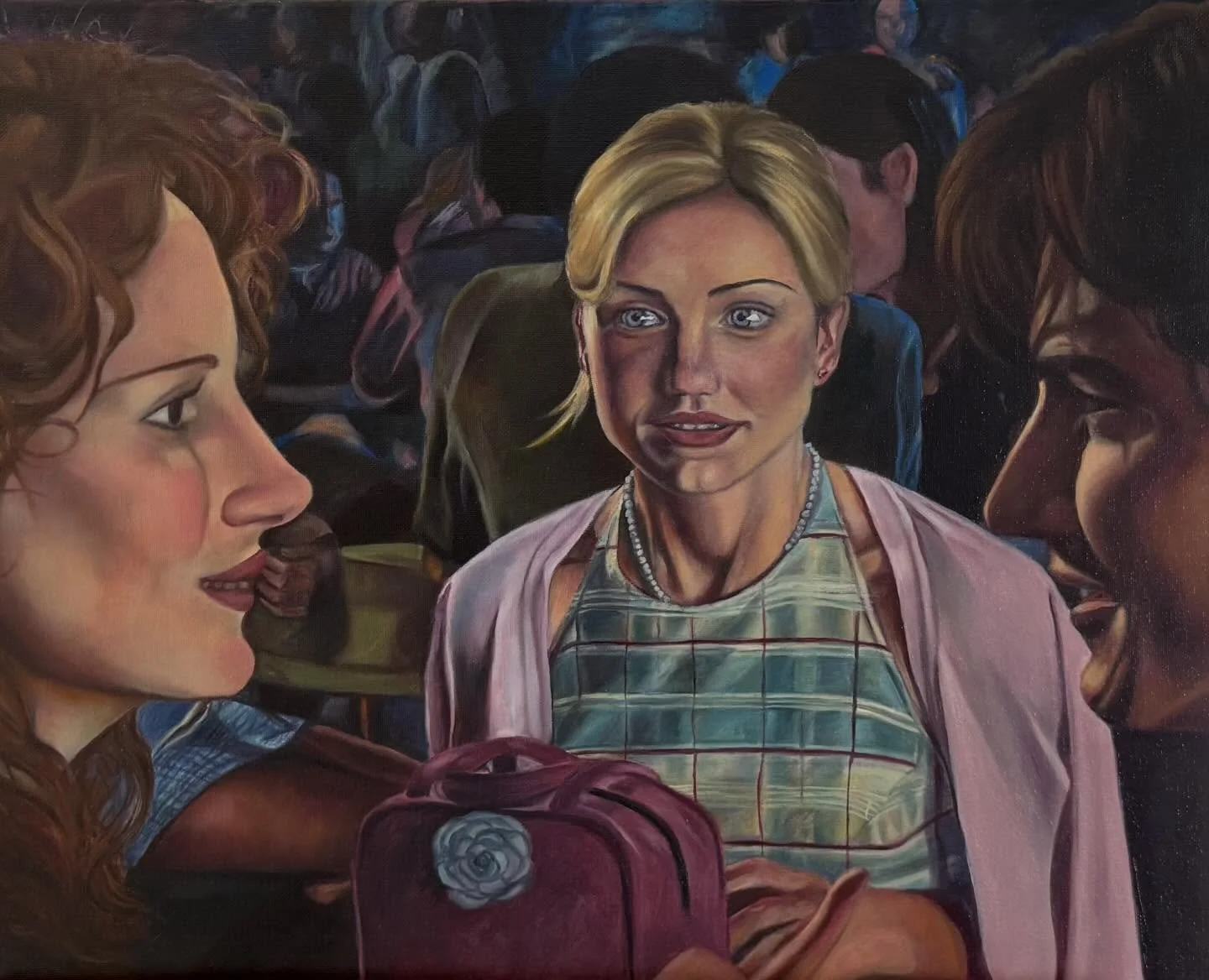 My Best Friend Wedding / oil on canvas / 16 x 20 #fyp #oilpainting #mybestfriendswedding #artist