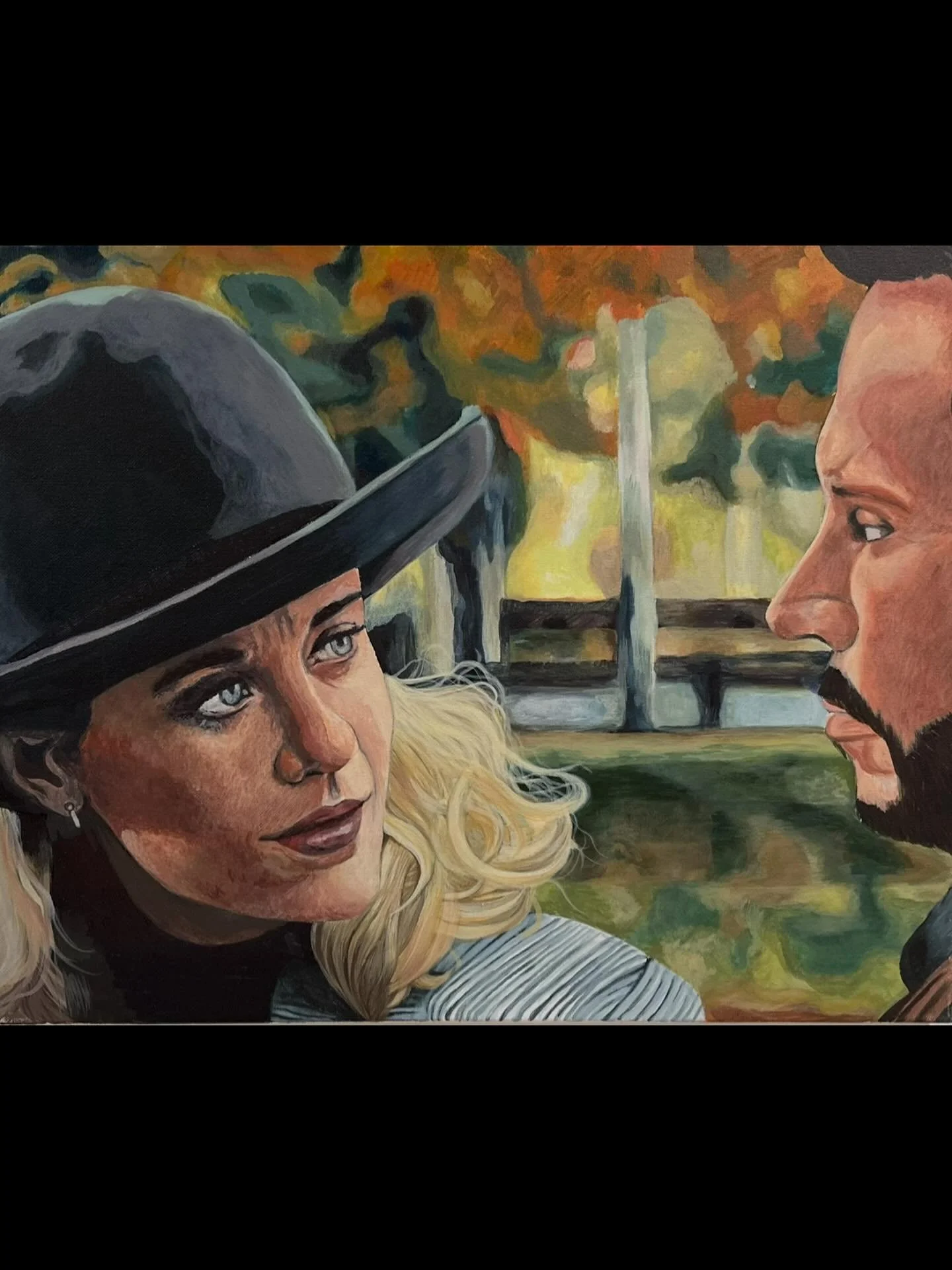 When Harry Met Sally / oil on canvas/ 16 x 20 #whenharrymetsally #fyp #oilpainting #artist