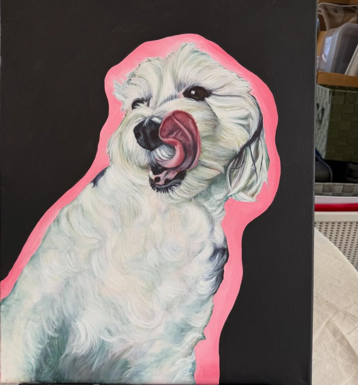 My silly girl #fup #oilpainting