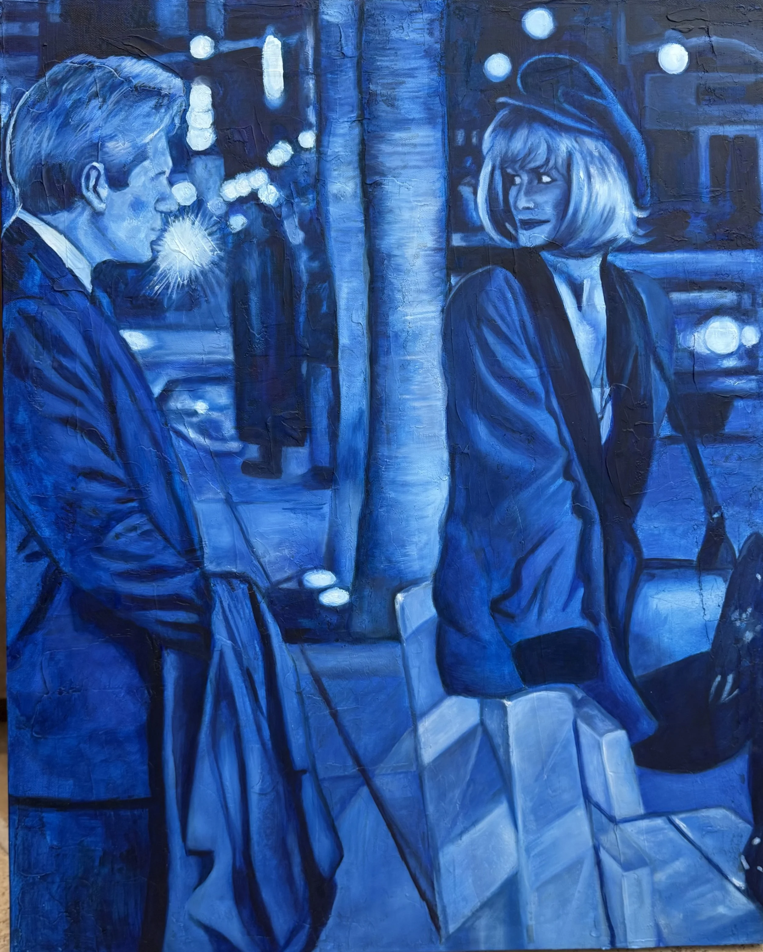 "Pretty Woman III (Blue)"

24" x 30"
Oil on Canvas 
2026