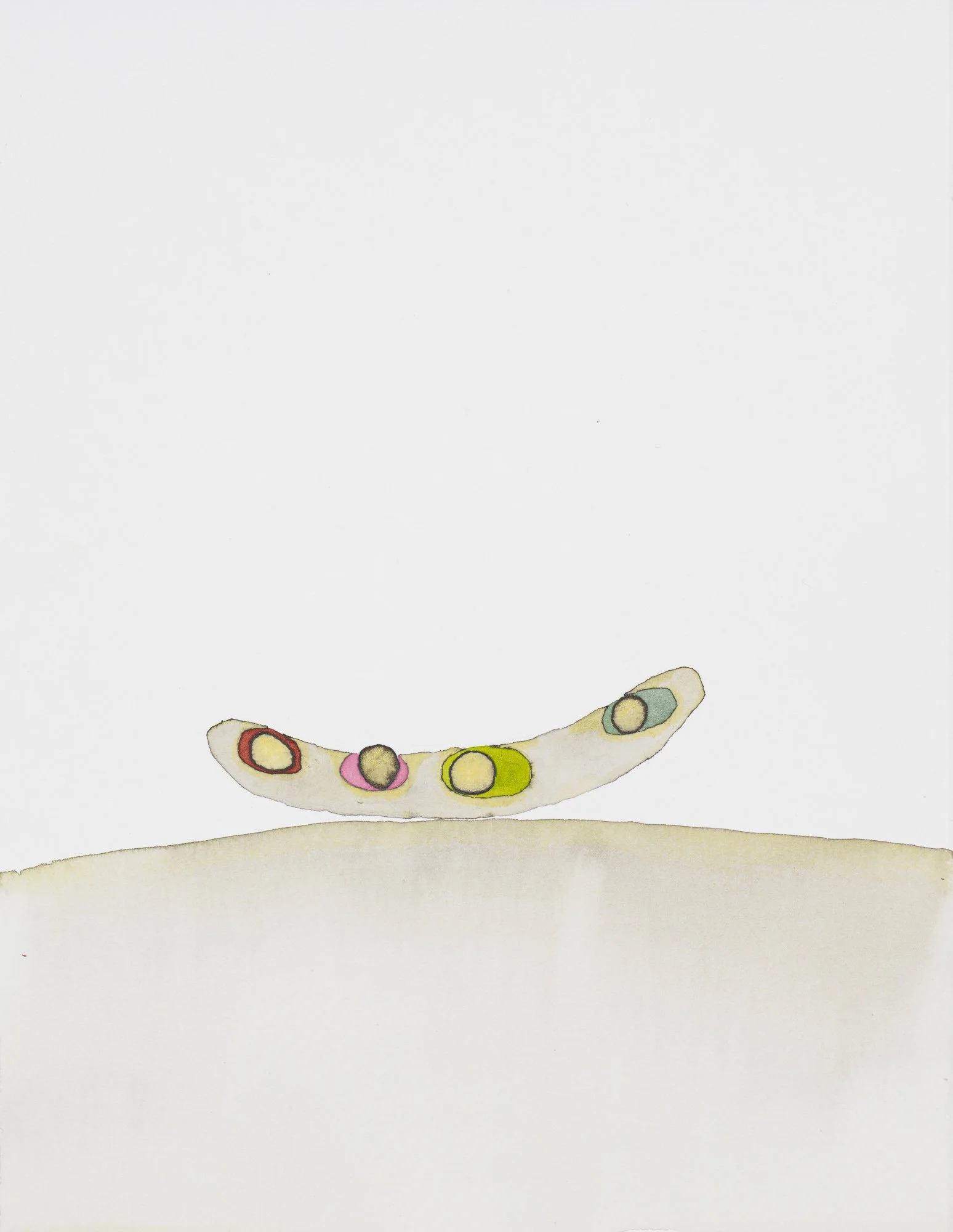 Mustard Seed Garden 10, watercolor on paper 13 x 10 in.