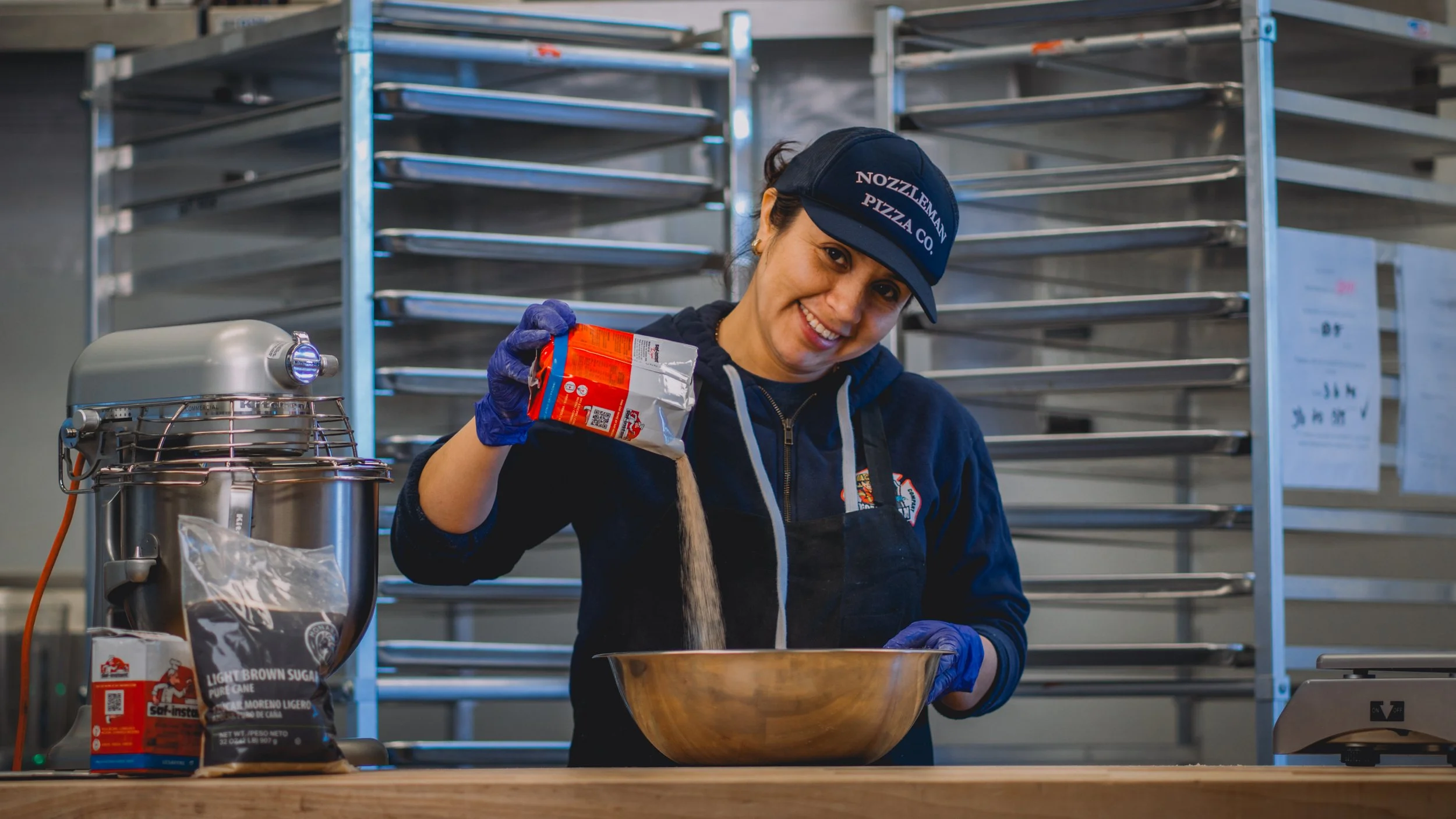 Pizza Dough making off