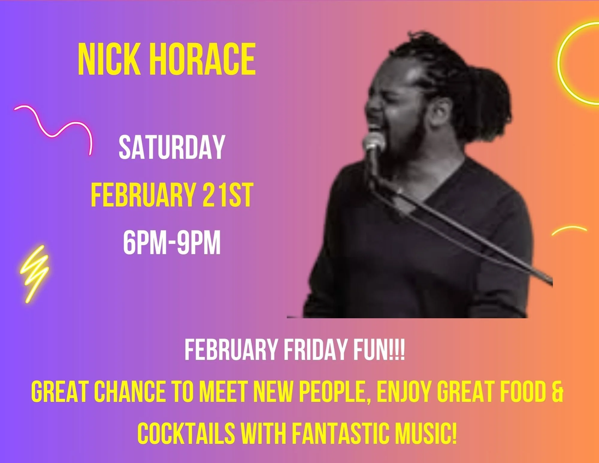 Live Music- Nick Horace 