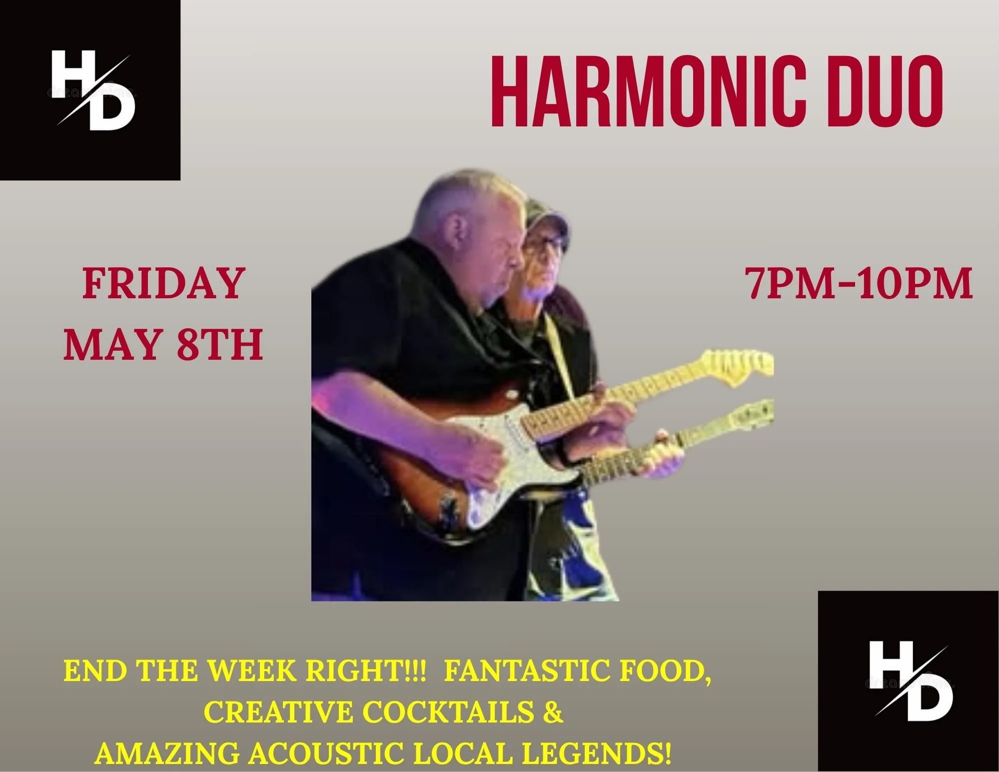 Harmonic Duo Live at Seven Bistro 