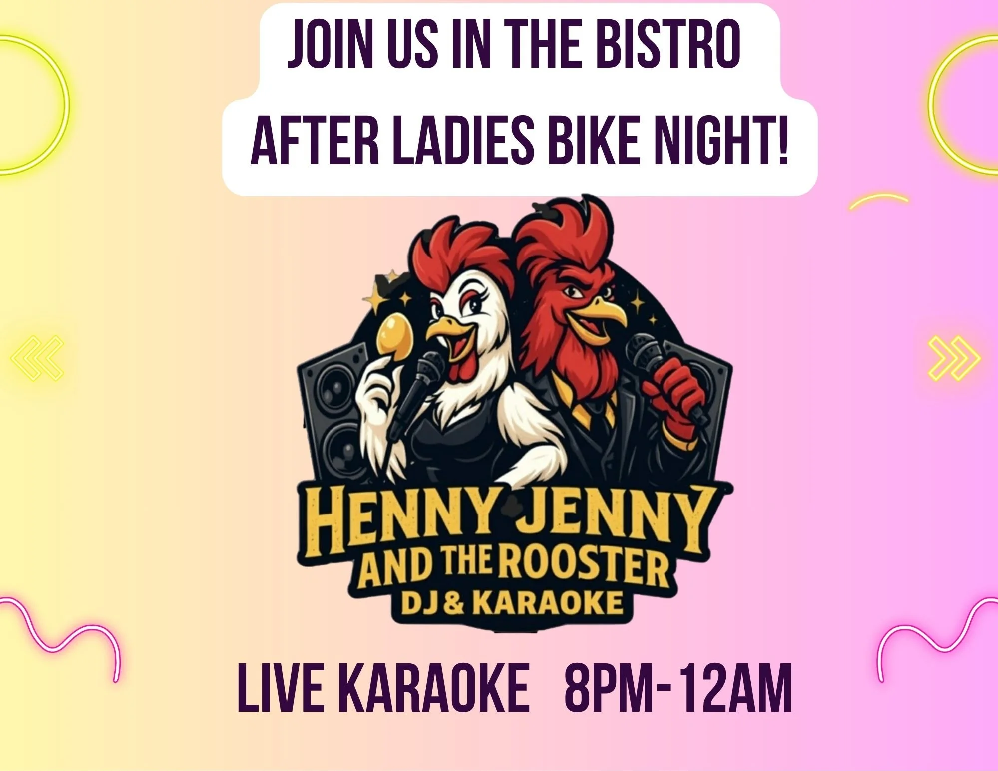 Thirsty Thursday Karaoke with Henny Jenny &amp; the Rooster EVERY THURSDAY 