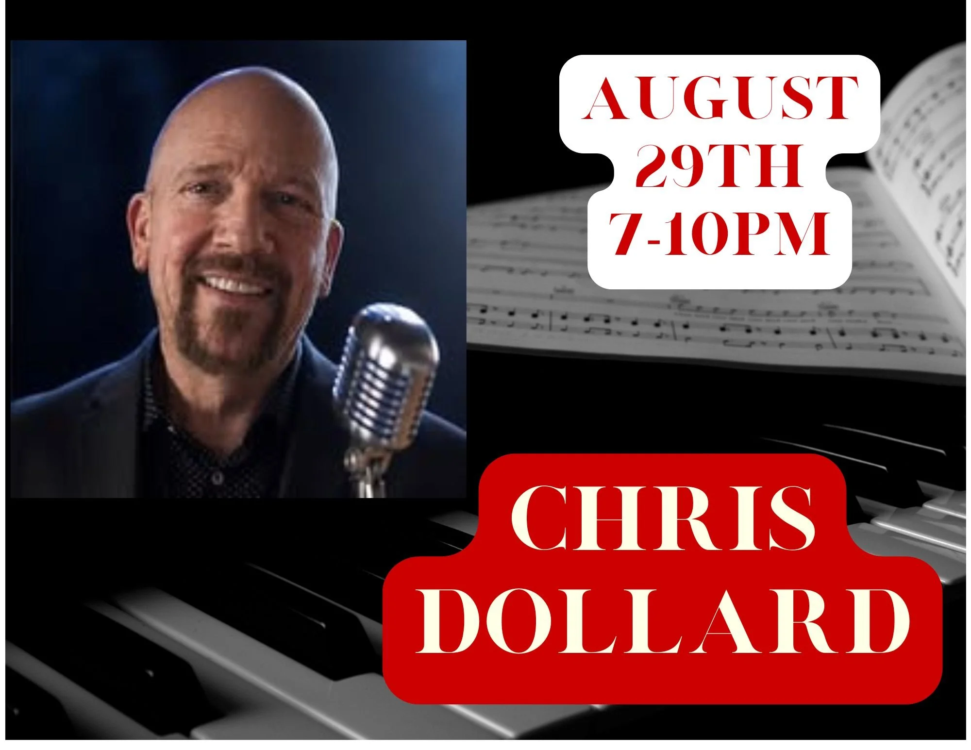 Chris Dollard Live at Seven Bistro Saturday August 29th 7-10pm