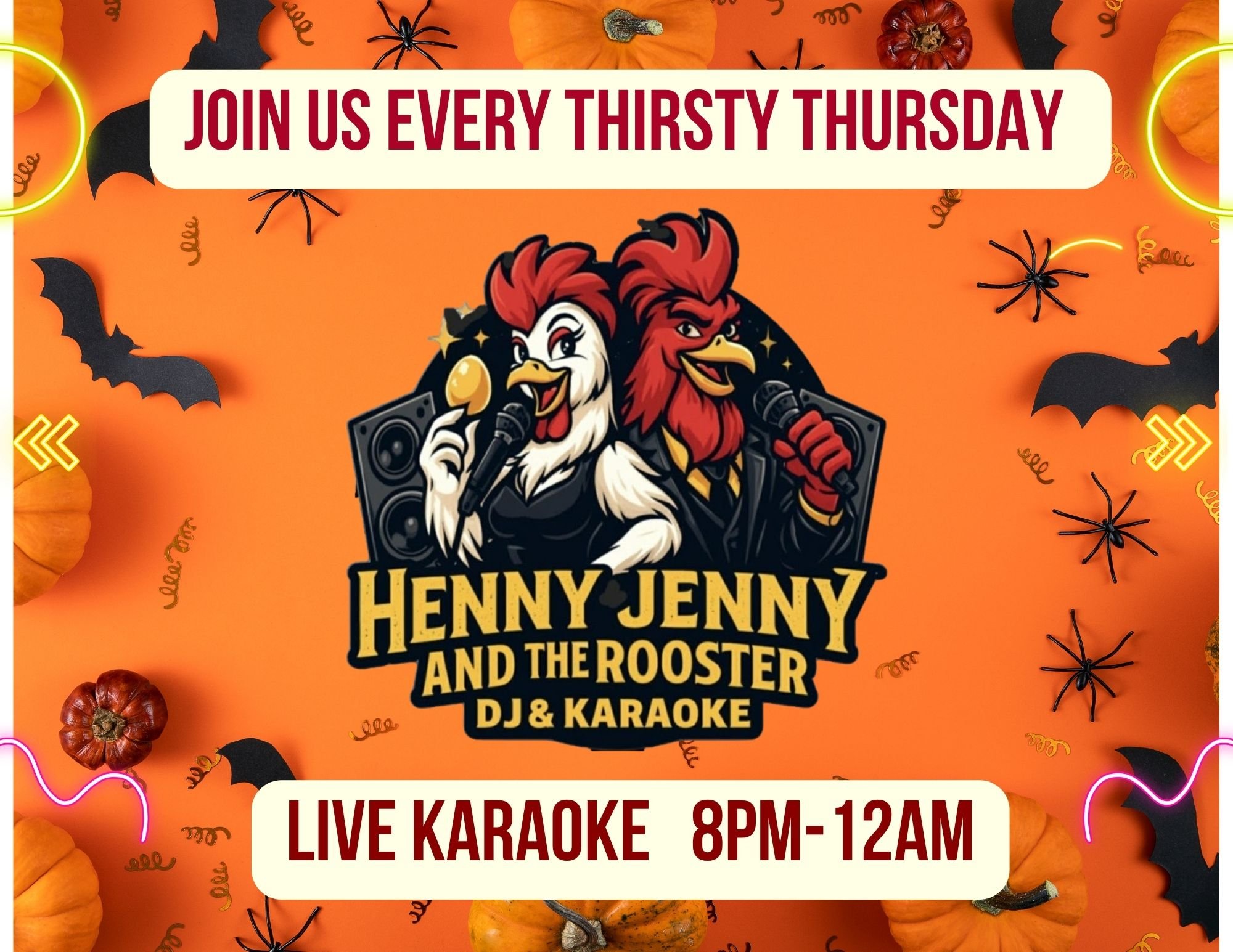 Thirsty Thursday Karaoke with Henny Jenny &amp; the Rooster 