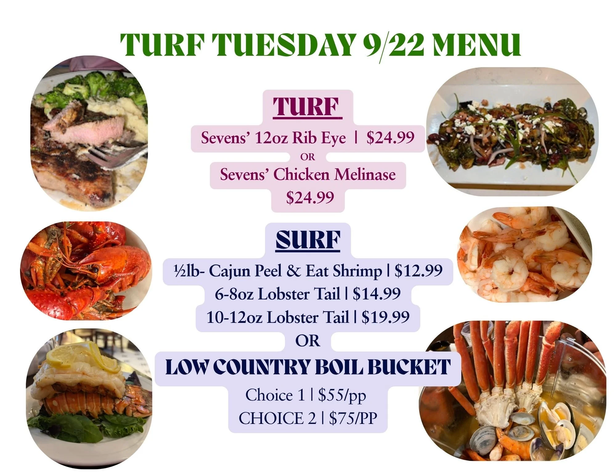 9/22nd TURF with a Side of SURF Tuesday 