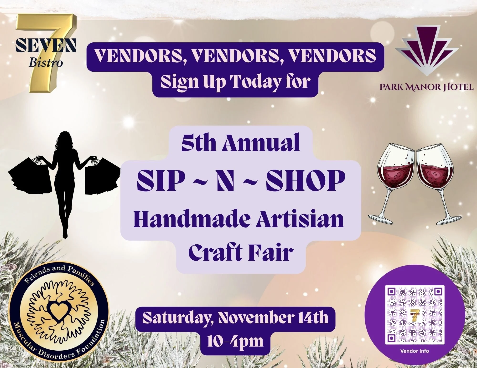 Vendors: 5th Annual Sip N Shop