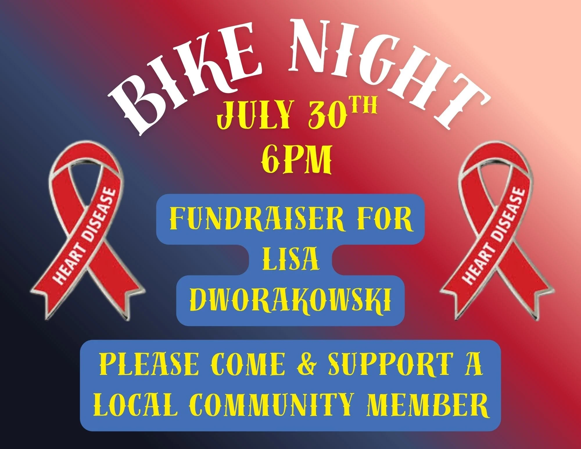 July Bike Night Fundraiser