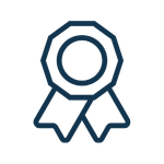 Medal or award ribbon icon