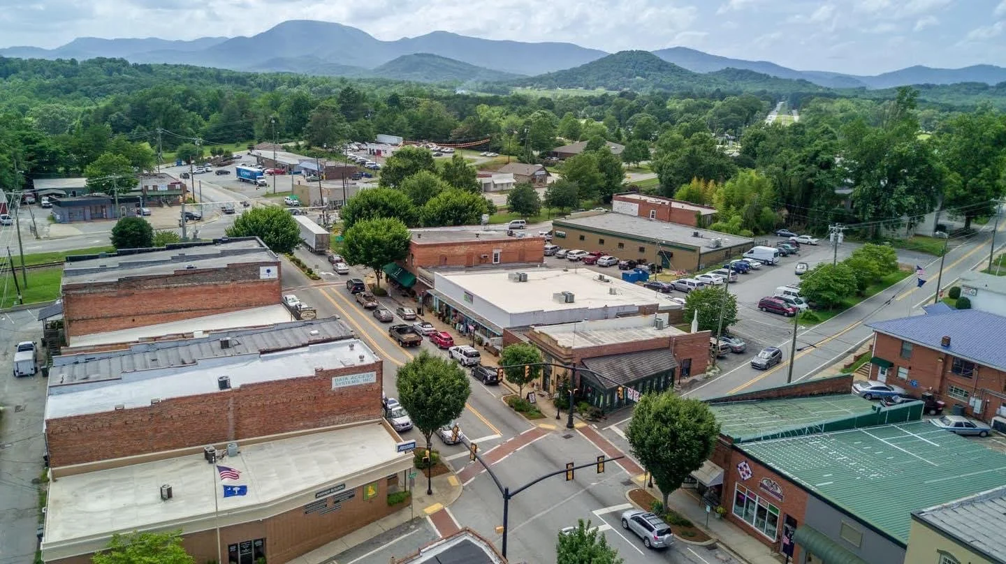 Landrum Downtown Aerial .JPG