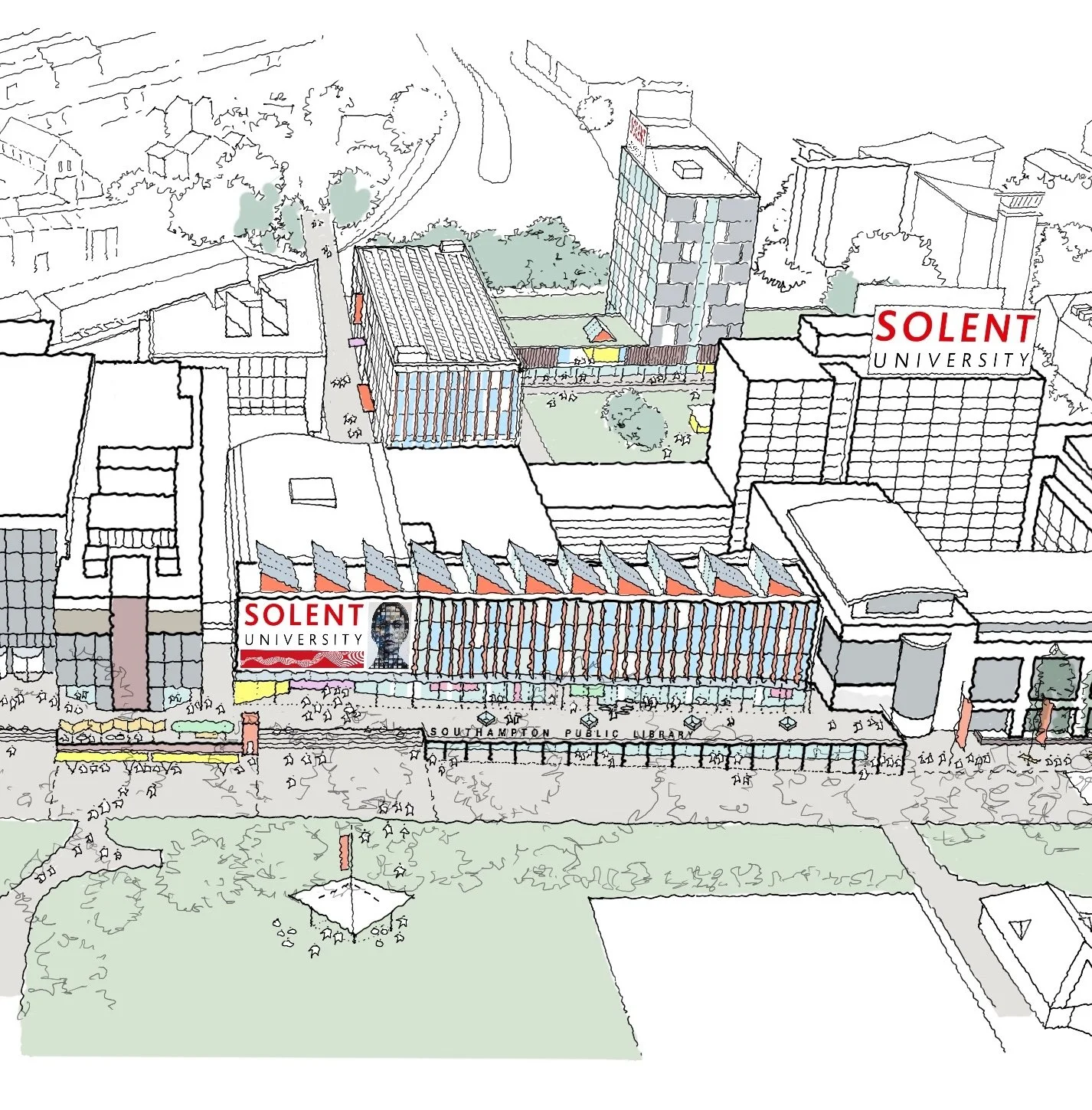 Masterplan & Strategic Studies, Solent University Southampton