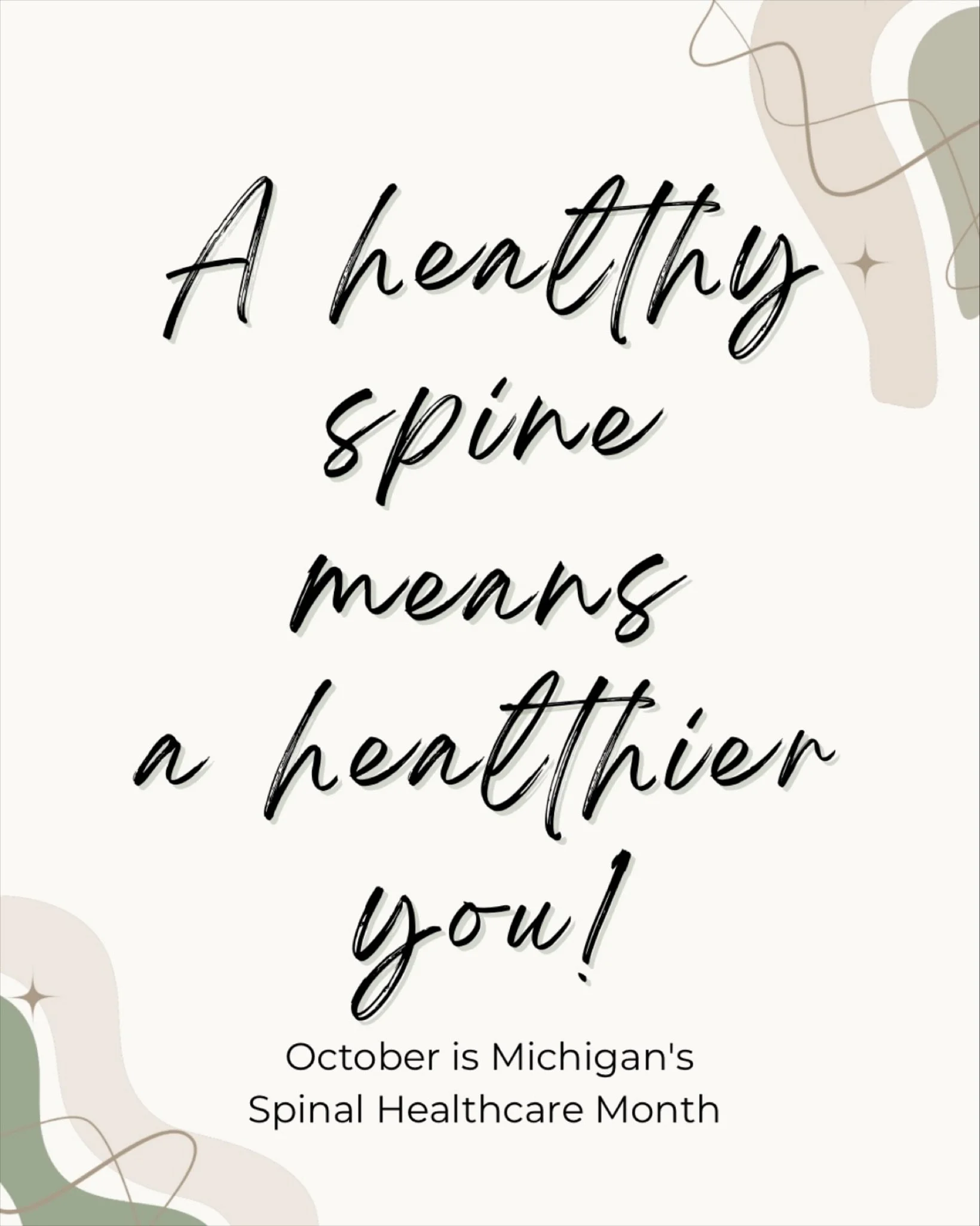 October = Spinal Health Month 🦴🍁
Pumpkin patches and football are great&hellip; but let&rsquo;s talk about something that actually keeps you moving through it all&hellip; your spine.

When your spine&rsquo;s in alignment, your nervous system fires 