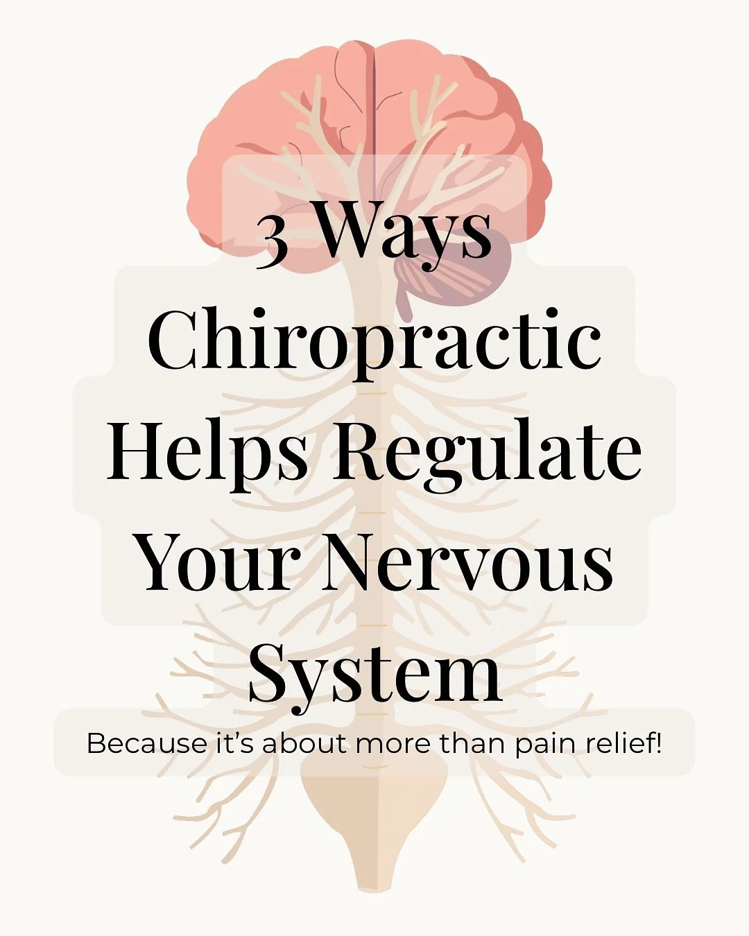 Your body isn’t just muscles and bones. It’s a communication network. π«
Every movement, breath, heartbeat, and moment of calm starts with your nervous system.
Chiropractic care is about more than pain relief. It helps your body adapt, r