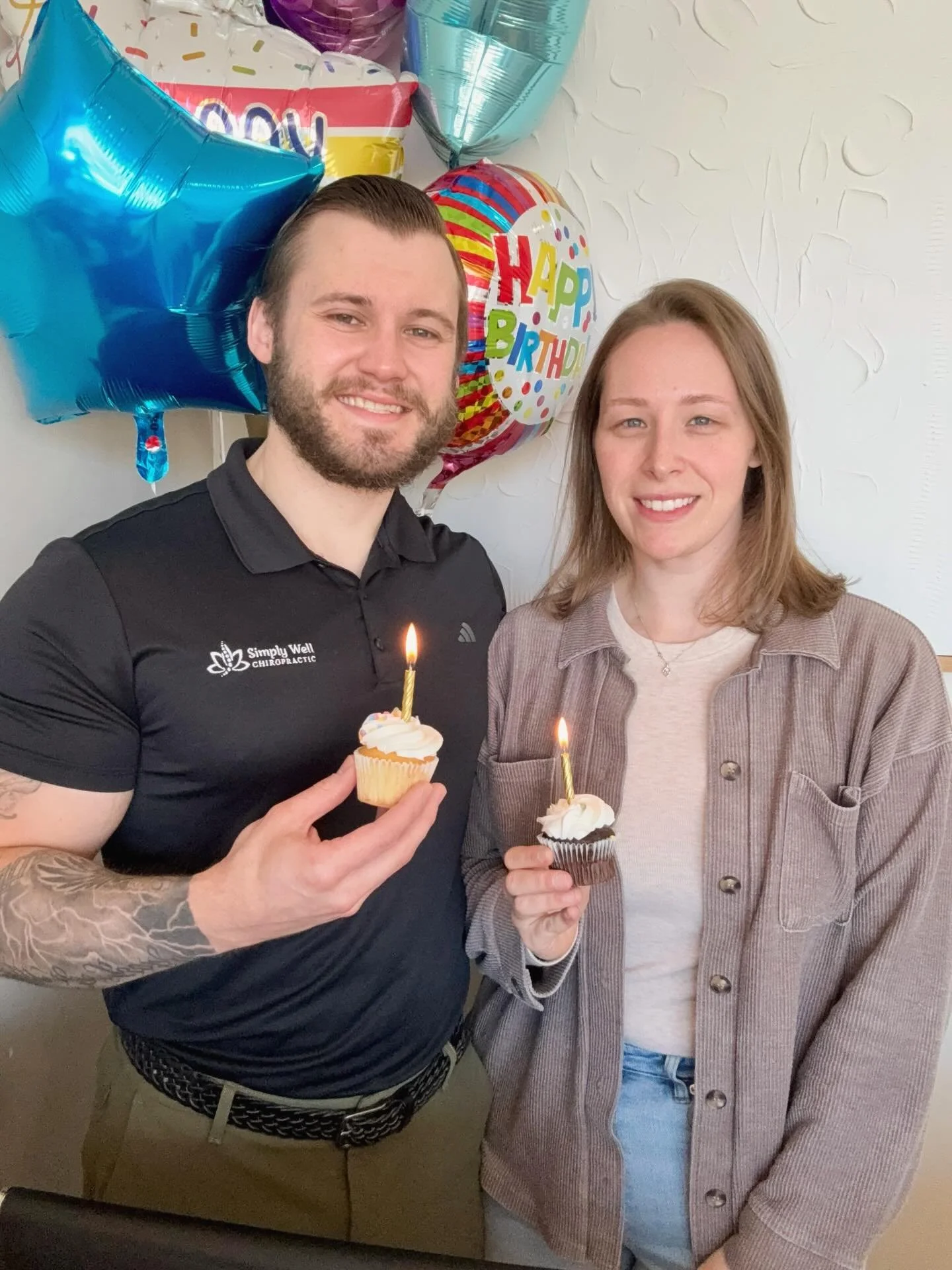 Fun fact: Dr. Shaunah &amp; Dr. Austin share the same birthday 🎉

We&rsquo;re feeling so loved and so grateful to spend it with the best patients 💕

We&rsquo;ll have cupcakes in the office this week, we&rsquo;d love to celebrate with you 🧁