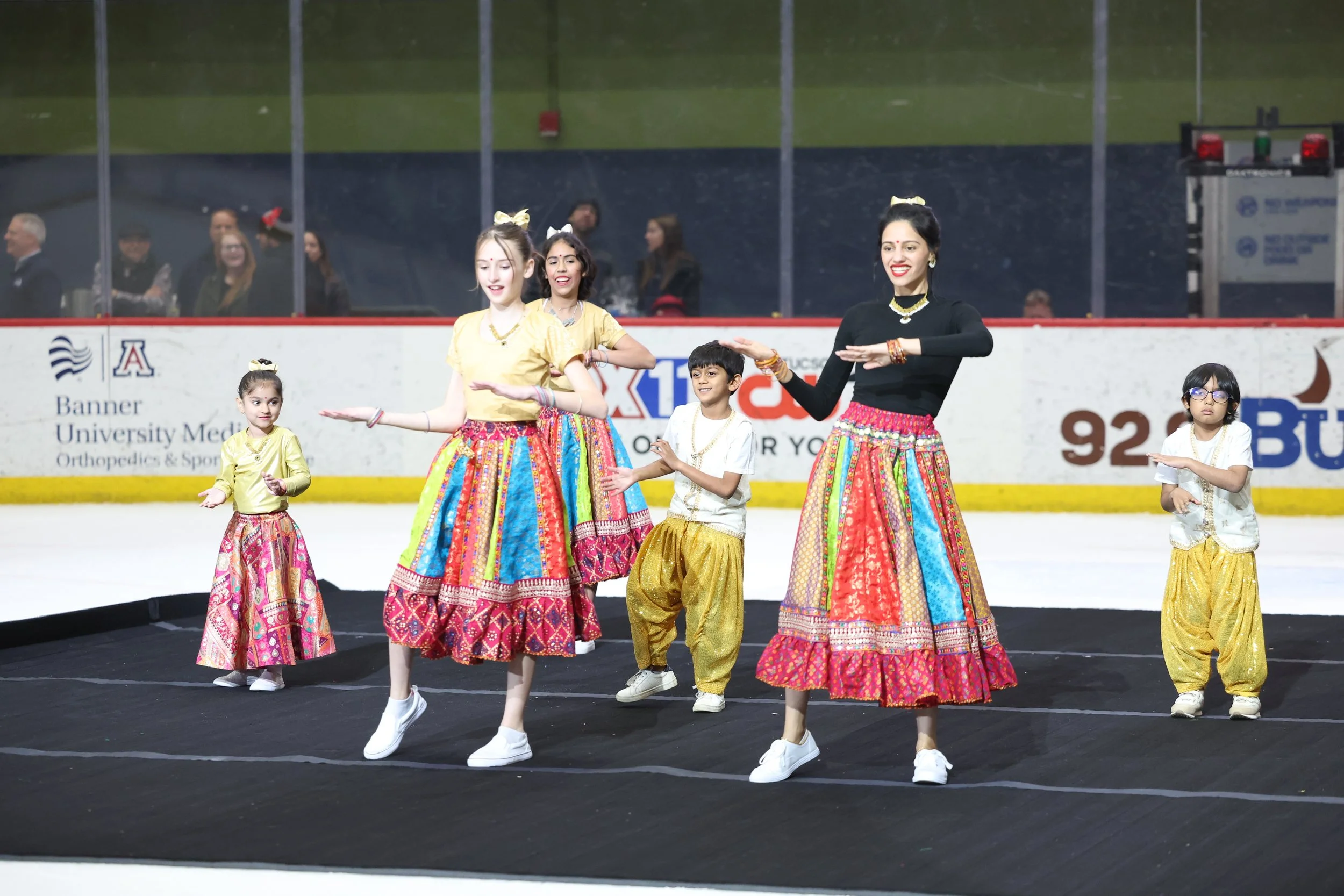Bollywood Performance at Tucson Roadrunners 2025