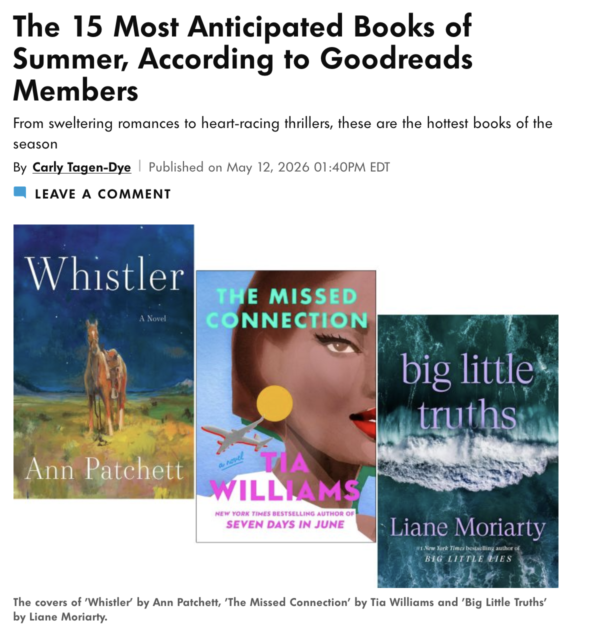 People Most Anticipated Books