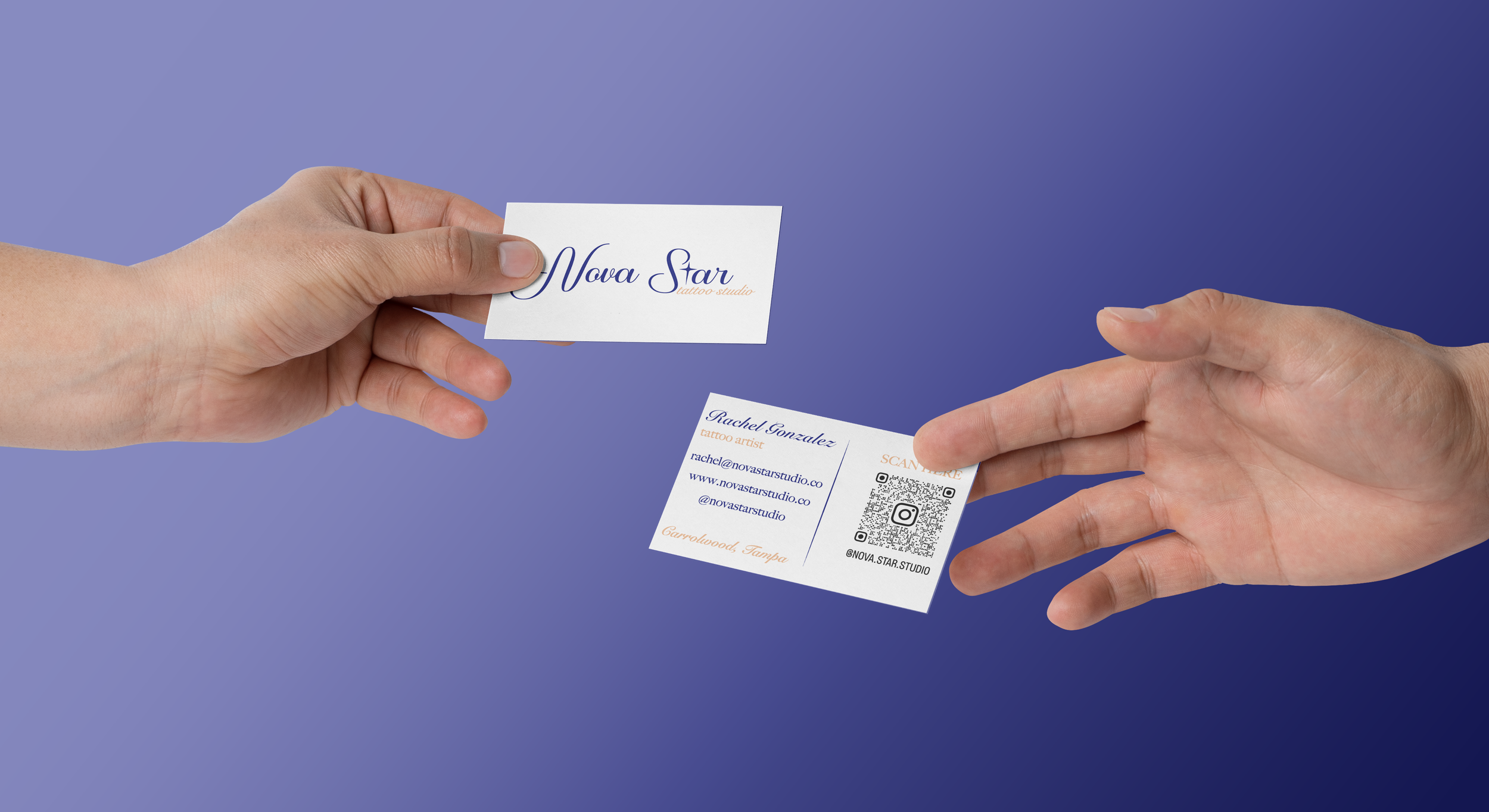 Nova Star Tattoo Studio (Branding + Print Design)