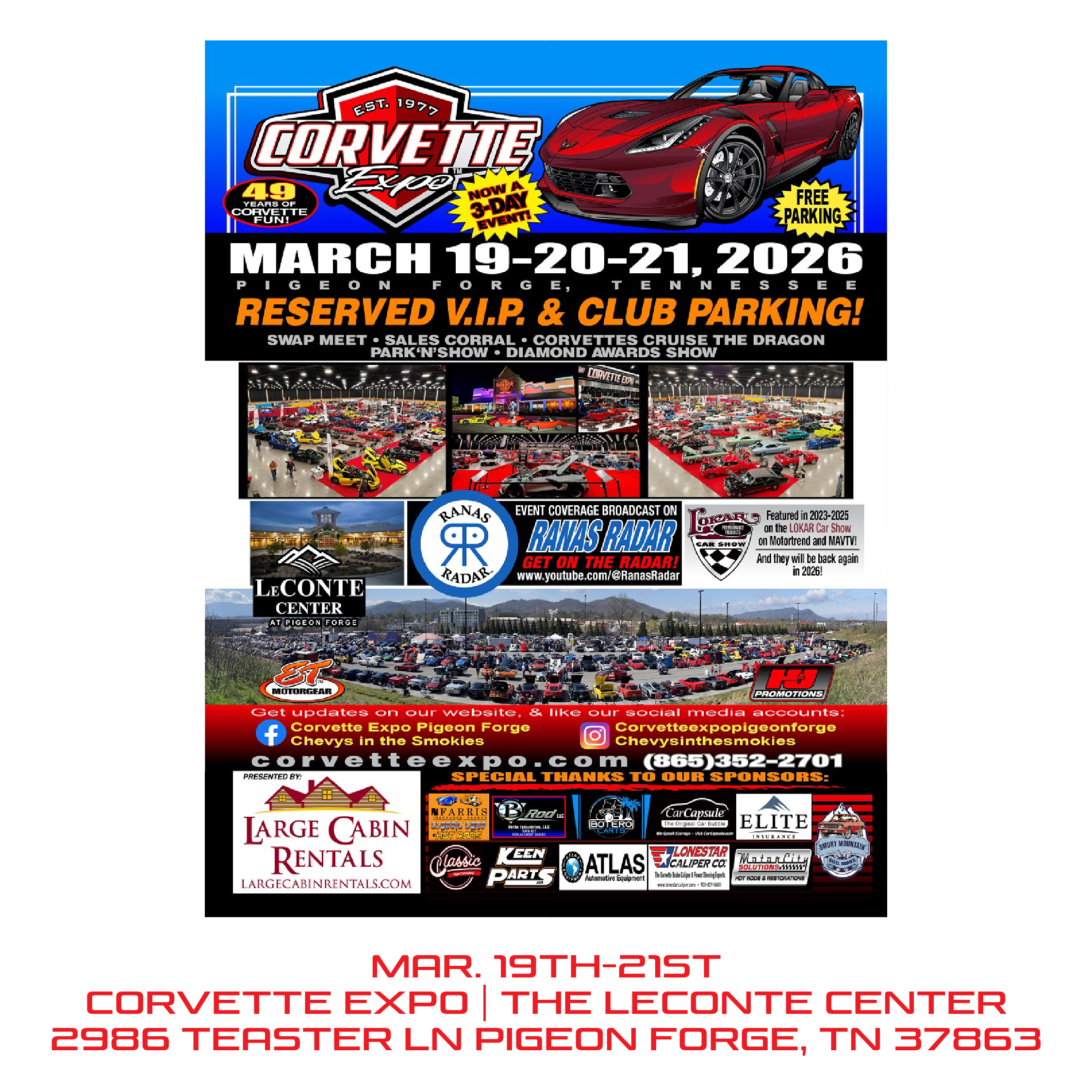 Corvette Expo | Pigeon Forge, TN