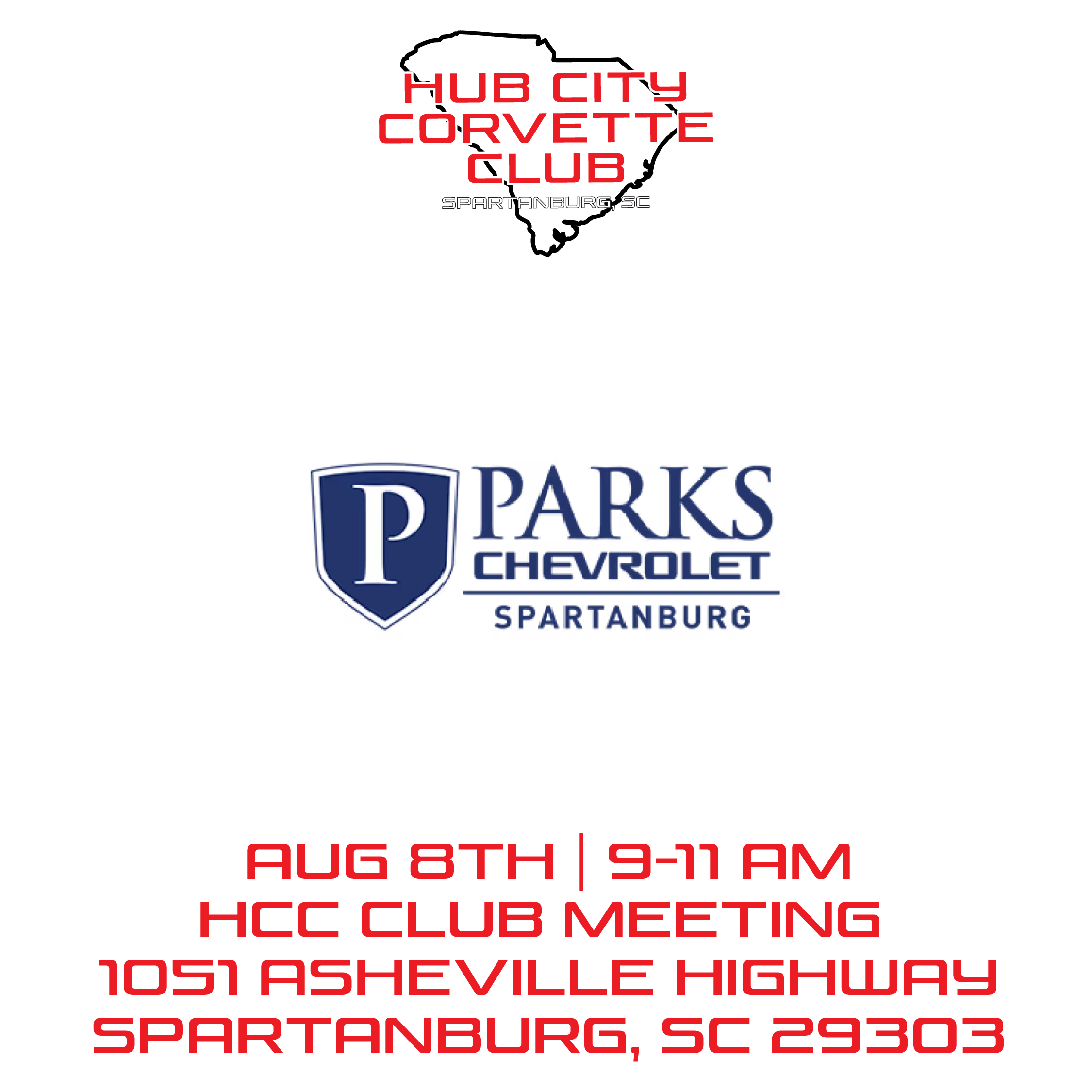 Hub City Corvette Club Meeting